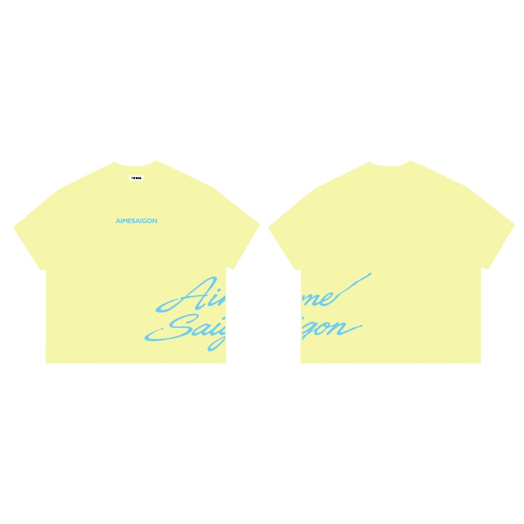 [MỚI] A11 Aimesaigon Áo Thun Big Boxy Local Brand Form Rộng Tay Ngắn Cotton 250gsm "SCRIPT" Nam Nữ  Unisex Mùa Hè | BigBuy360 - bigbuy360.vn