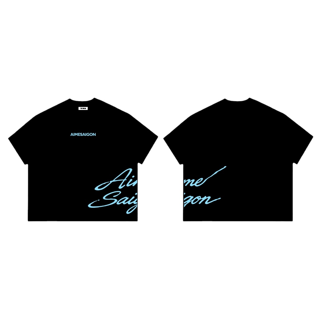 [MỚI] A11 Aimesaigon Áo Thun Big Boxy Local Brand Form Rộng Tay Ngắn Cotton 250gsm "SCRIPT" Nam Nữ  Unisex Mùa Hè | BigBuy360 - bigbuy360.vn