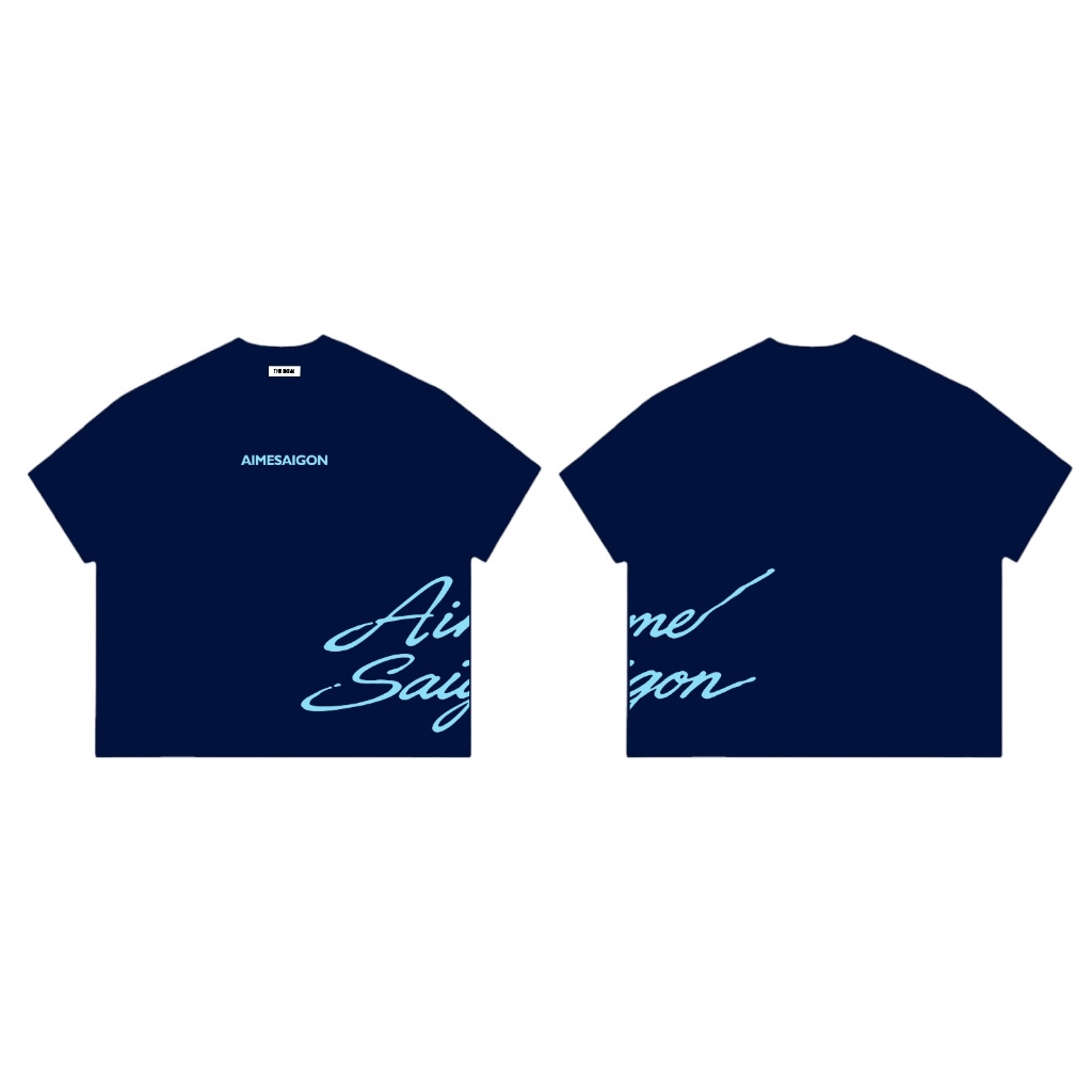 [MỚI] A11 Aimesaigon Áo Thun Big Boxy Local Brand Form Rộng Tay Ngắn Cotton 250gsm "SCRIPT" Nam Nữ  Unisex Mùa Hè | BigBuy360 - bigbuy360.vn