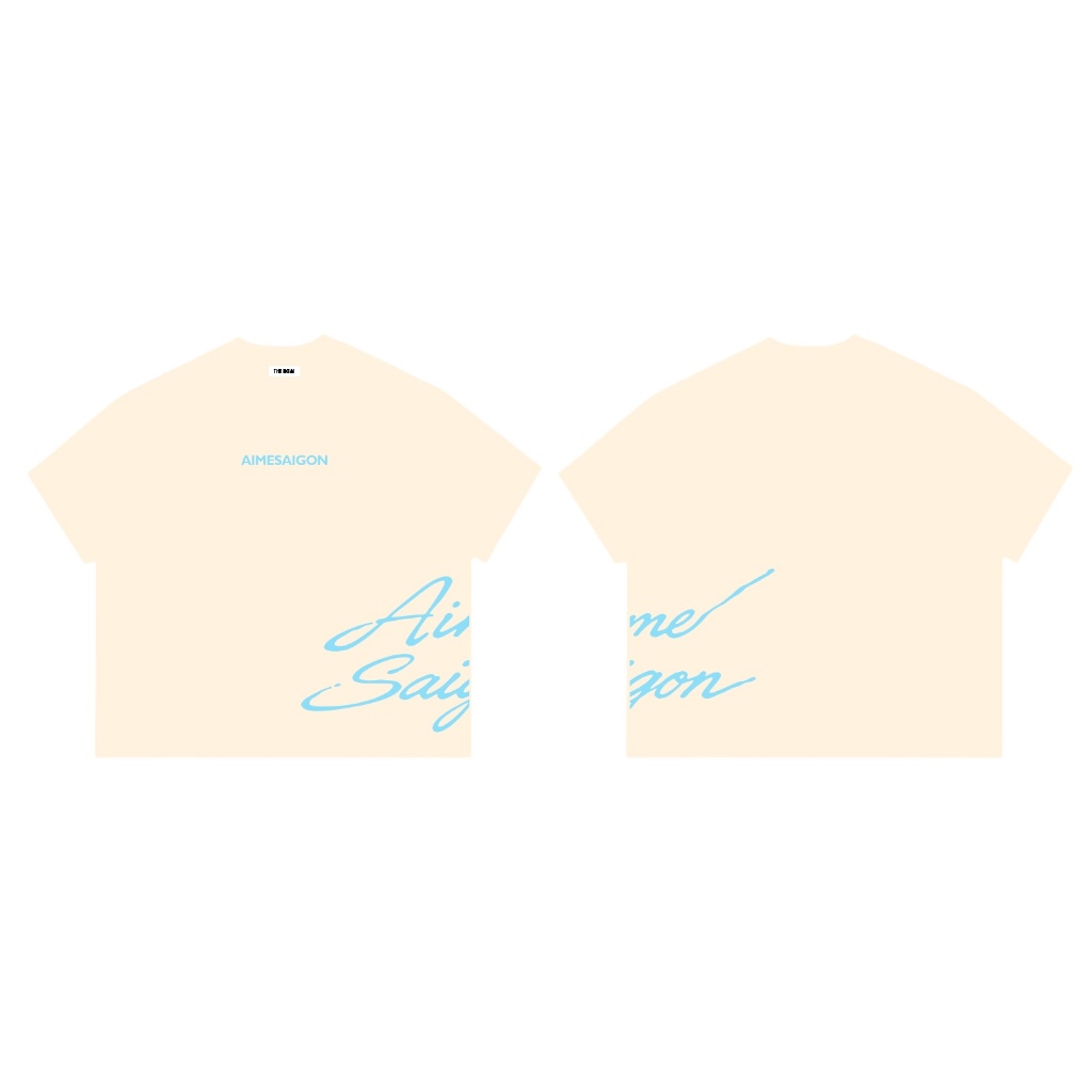 [MỚI] A11 Aimesaigon Áo Thun Big Boxy Local Brand Form Rộng Tay Ngắn Cotton 250gsm "SCRIPT" Nam Nữ  Unisex Mùa Hè | BigBuy360 - bigbuy360.vn