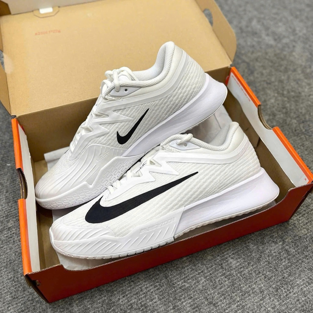 [Authentic💦] Giày Tennis/Pickleball  Vapor Pro 3 HC ‘White’ FZ2161-101