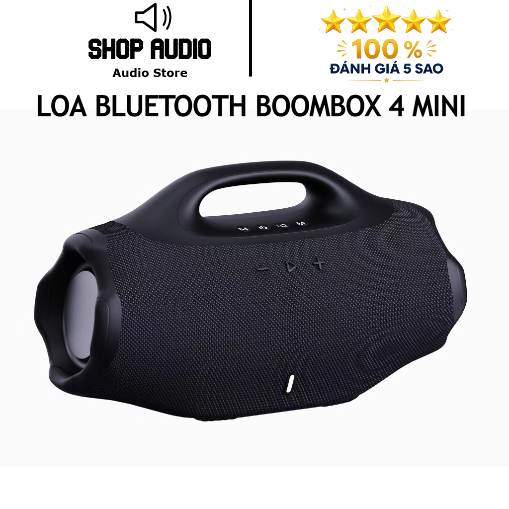 Loa Nghe Nhạc Mini BoomBox 4 - Bass Cực Khủng - Âm Thanh Trầm Đẳng Cấp. Loa Boombox 4 Mini Thiết Kế 