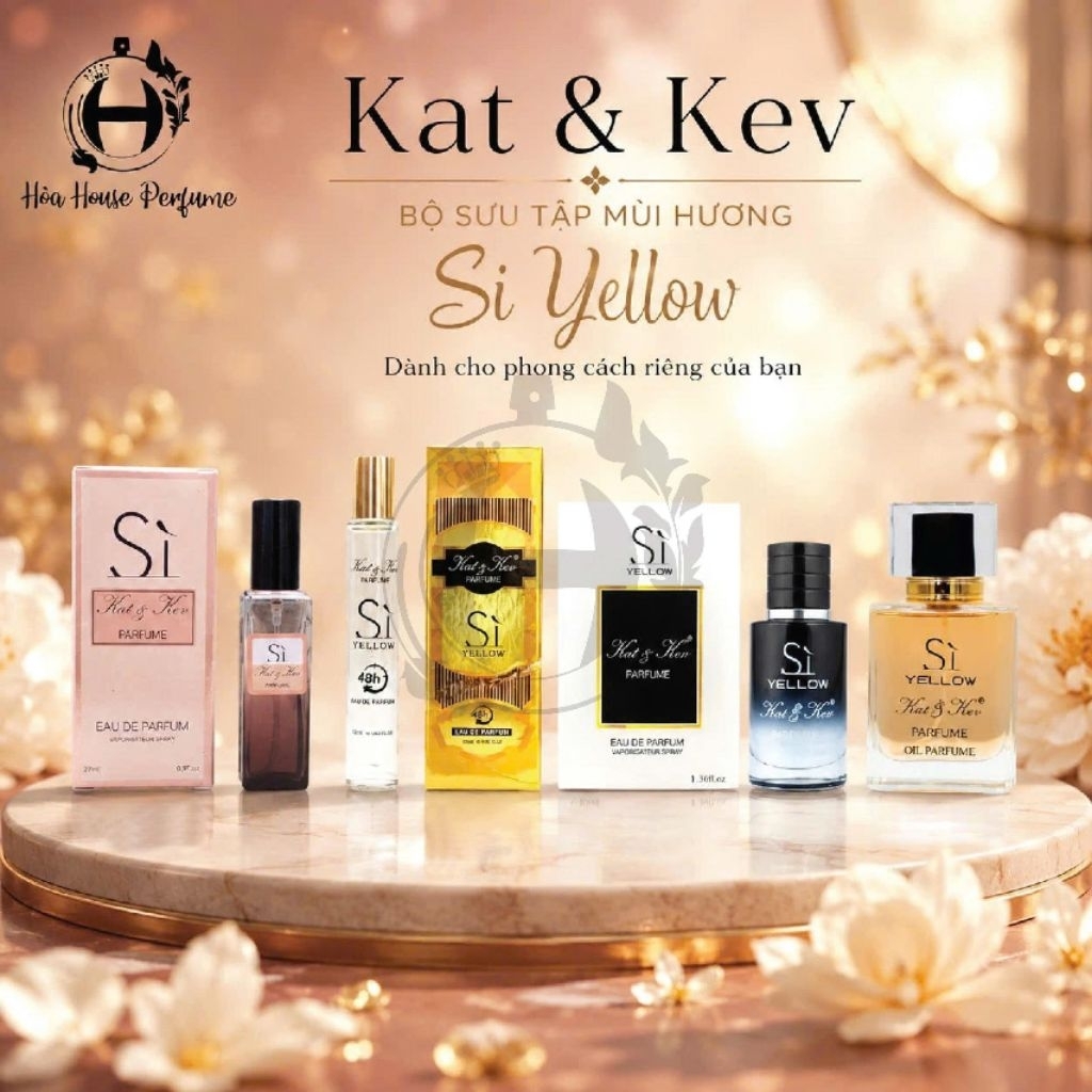 Tinh Dầu Kat & Kev - Sì Vàng