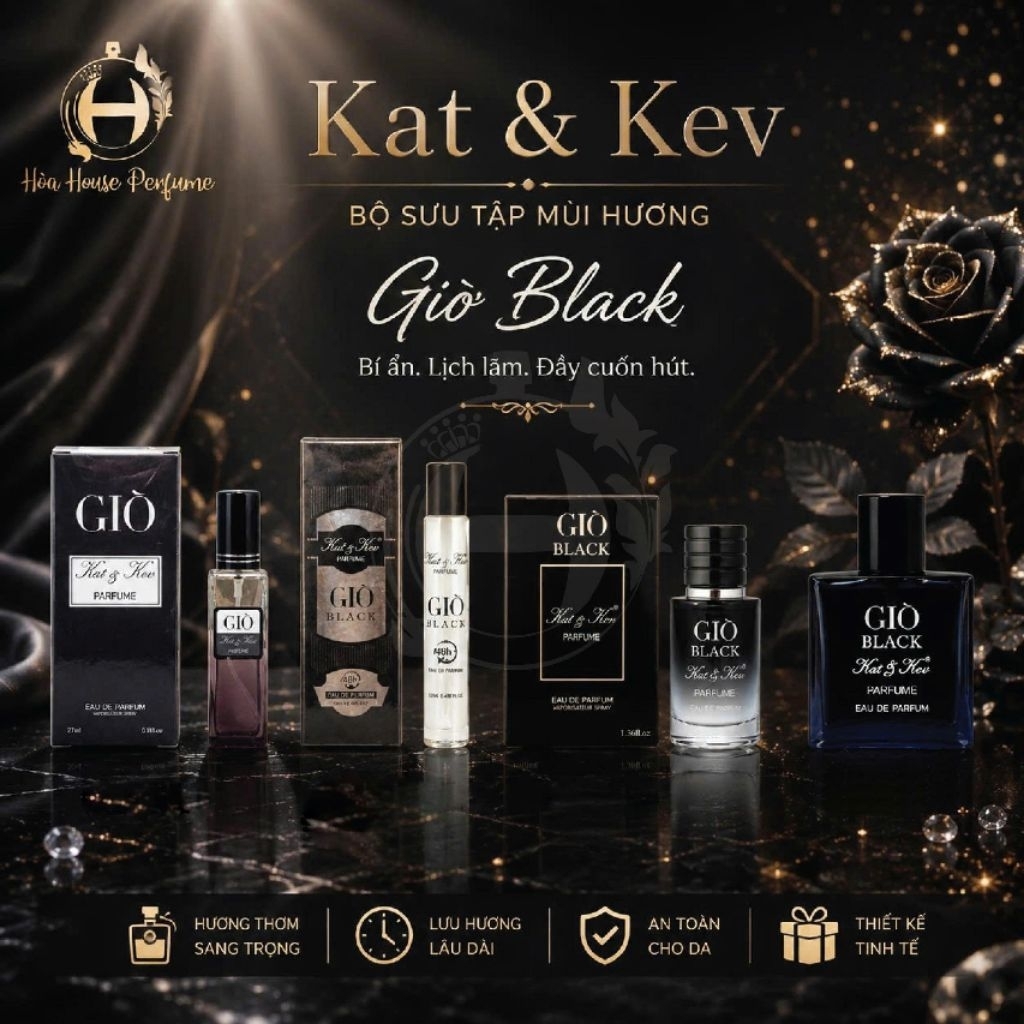Tinh Dầu Kat & Kev - Giò Black