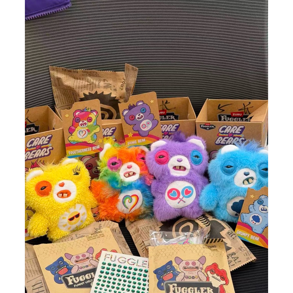 [CHÍNH HÃNG] Fuggler Care Bears Keyring Blind Box Series 3.5"