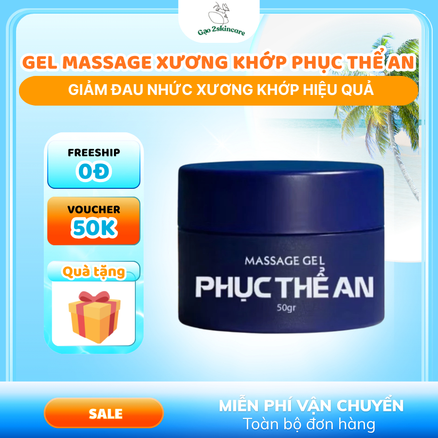 Gel Massage Xương Khớp Musecos Phục Thể An Giảm Nhức Mỏi Cơ Thể, Tê Bì Tay Chân, Thư Giãn Sau Vận Độ
