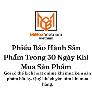 Phiếu bảo hành sản phẩm trong 30 ngày