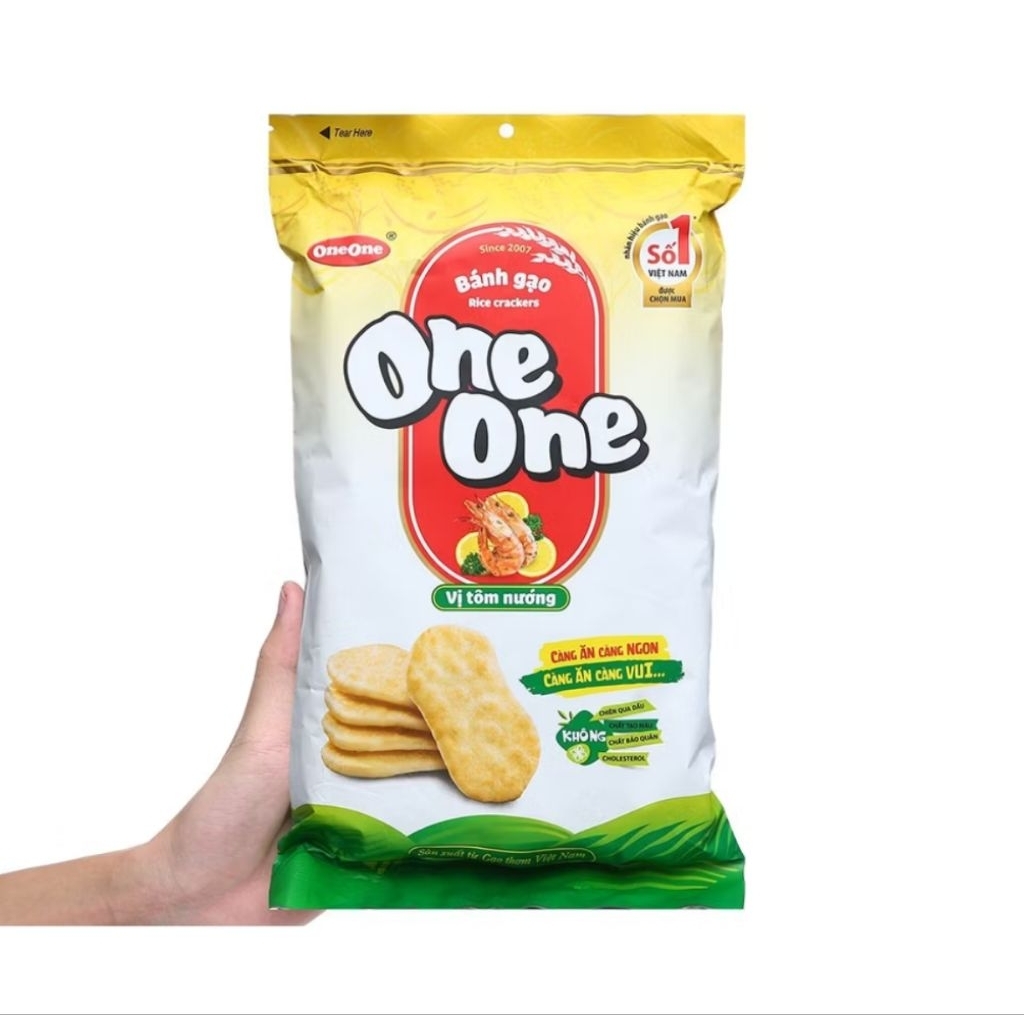 Bánh gạo One One vị bò nướng , date mới