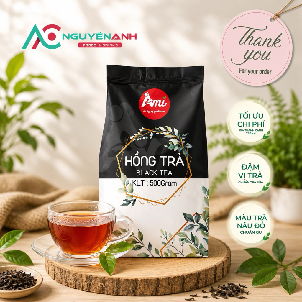 Hồng trà hiệu AMI – túi 500g - thơm ngon