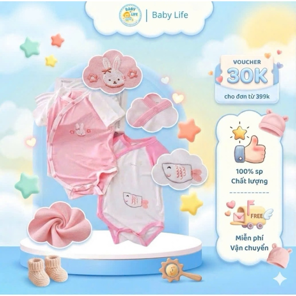 Body Chip Trẻ Em Pettit Bamboo Mềm Mại Thoáng Khí Thấm Hút Tốt Dễ Vận Động Cho Bé