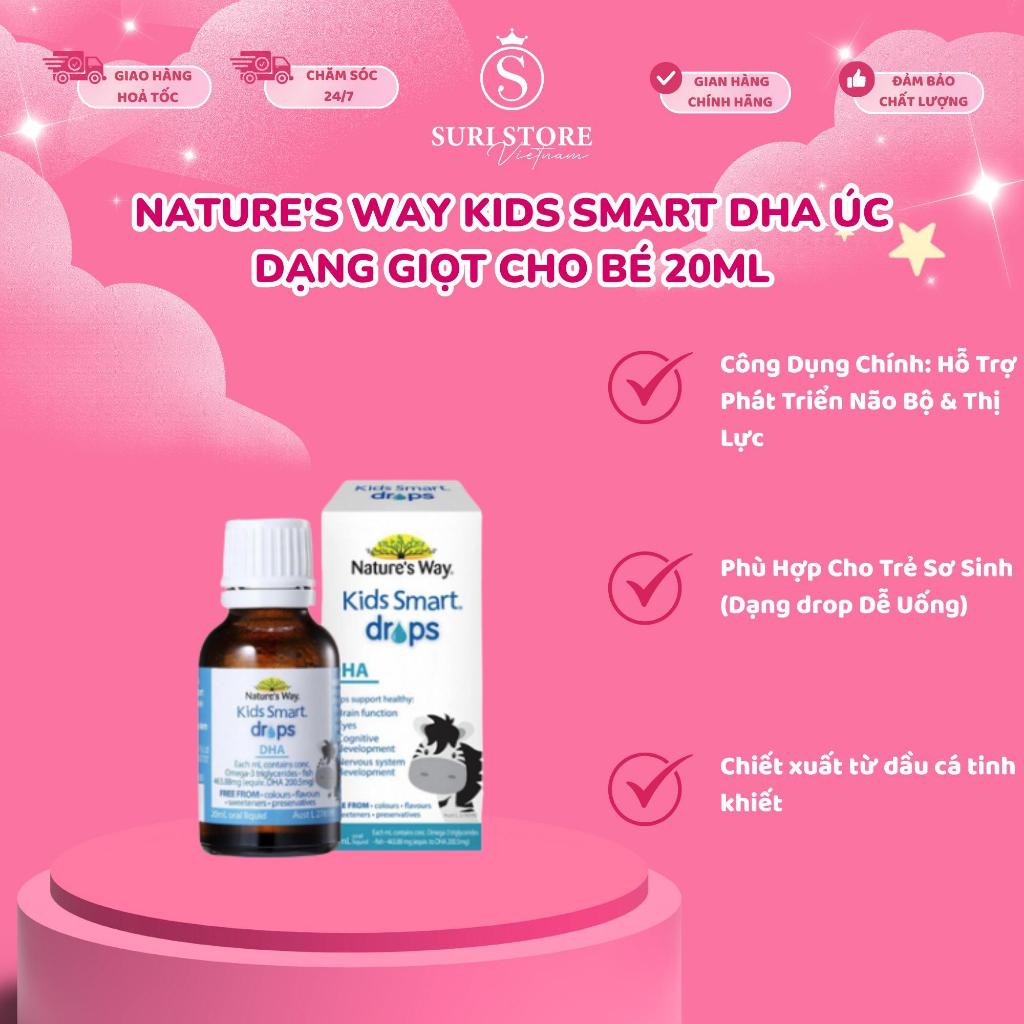 SURI STORE - Siro Nature's Way Kids Smart DHA Úc dạng giọt 20ml