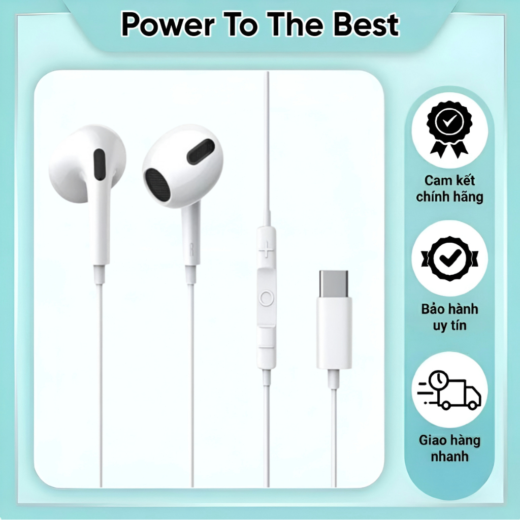 Tai nghe có dây Baseus C17 encok lateral in-ear wired earphone chân cắm type c - hàng chính hãng