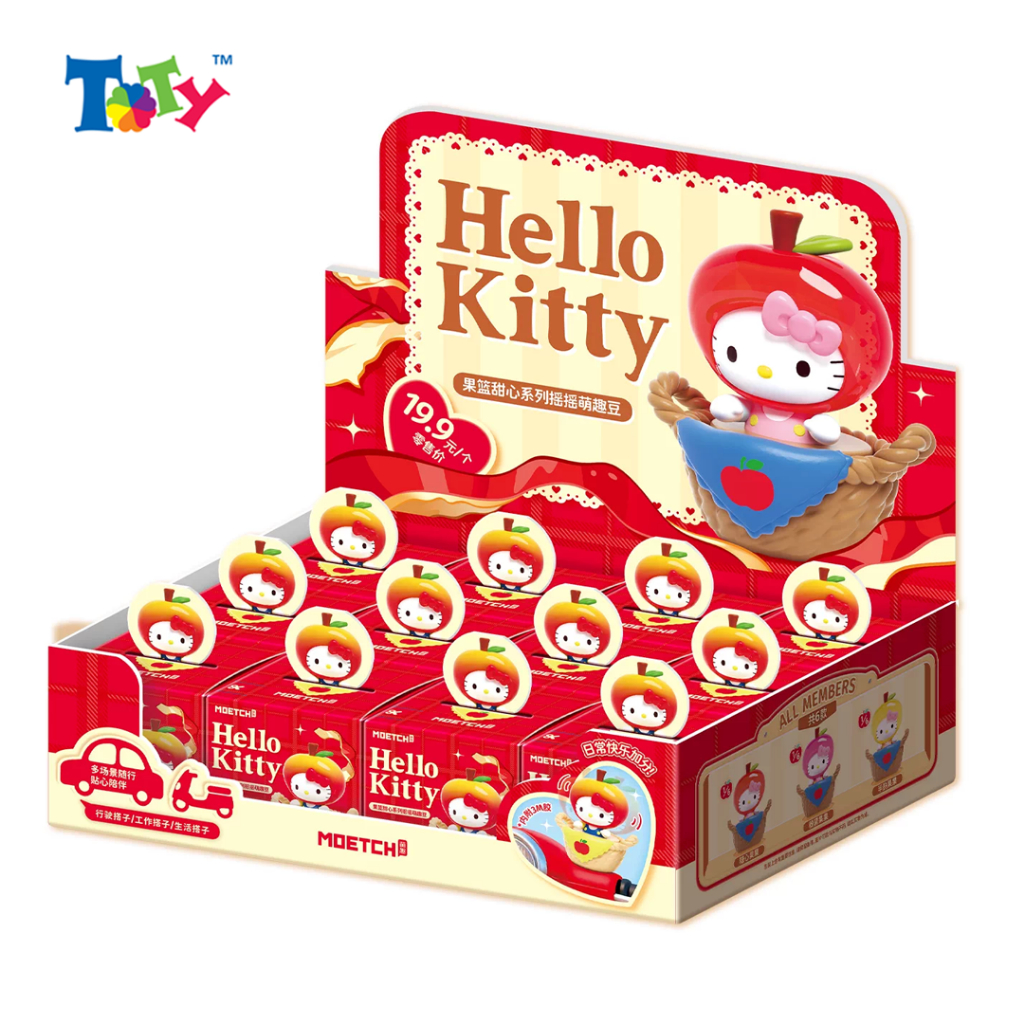 [CHÍNH HÃNG] Mô hình Hello Kitty - Fruit Basket Sweetheart Wobble - Moetch - MB39