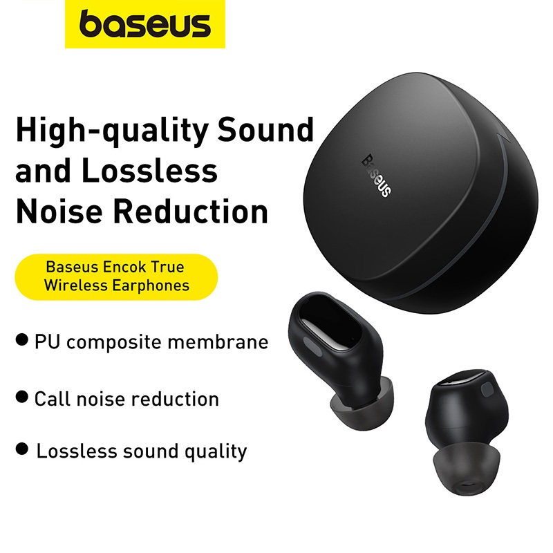 Tai Nghe Baseus WM01 Bluetooth 5.3 tai nghe Chống Ồn Có Micro điều Khiển Bằng…