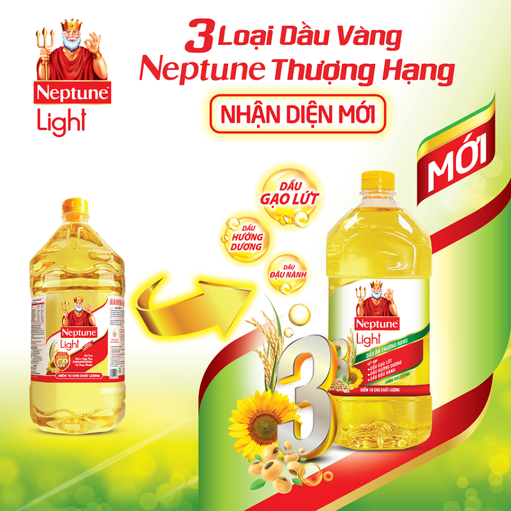 Dầu ăn Neptune Light 2L