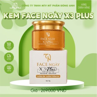 Combo Face Ngày (Face ngày- Serum - Chống nắng) Đông Anh Dưỡng Trắng, Cấp Ẩm, Bảo Vệ Da