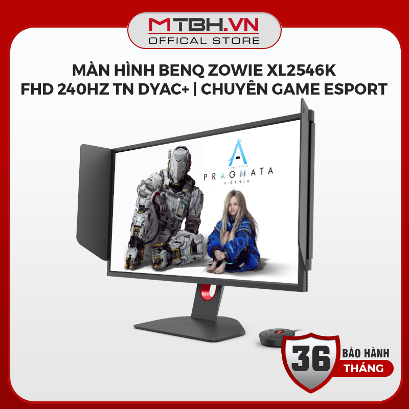 Màn Hình Máy Tính BenQ ZOWIE XL2546K 24.5 Inch - 240Hz, 0.5ms, Công Nghệ DyAc+ Chuyên Đấu Giải Espor