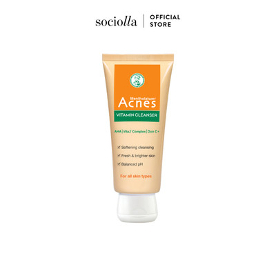 Kem Rửa Mặt Ngăn Ngừa Mụn Acnes Vitamin Cleanser 100gr