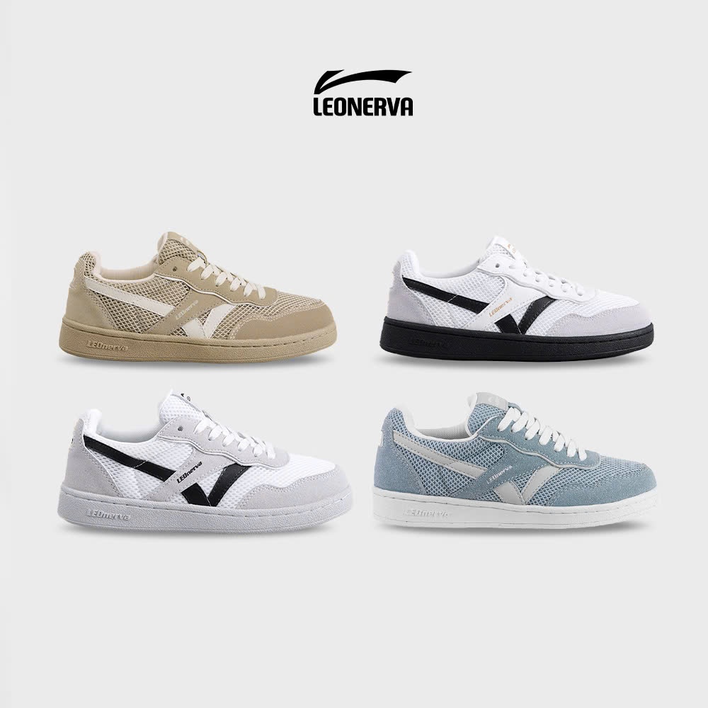 Giày Thể Thao Sneaker Unisex LEONERVA 808 Lưới VS2 - 5 Màu Bestseller - Đi Đúng Size