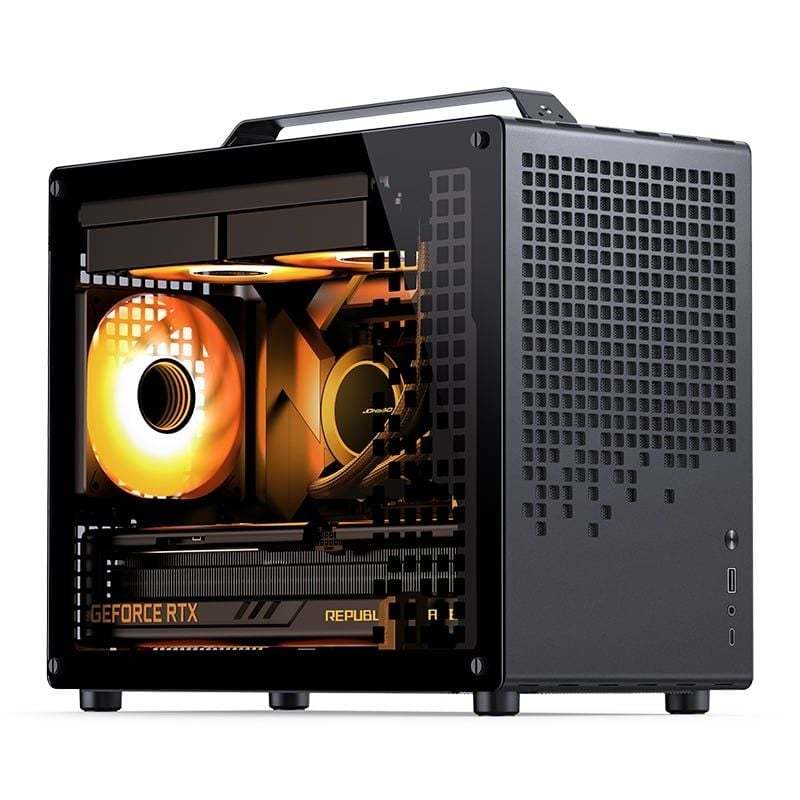 Thùng máy Jonsbo Z20 M-ATX - Black / White | No Fan, Có Tay Cầm | Mới, BH 12T