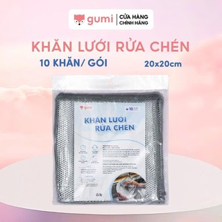 Khăn Lưới Vệ Sinh Nhà Bếp GUMI – Lau Rửa Chén Bát, Bồn Rửa, Bếp Ga Hiệu Quả