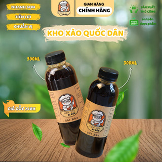 [COMBO]SỐT KHO 500ml+SỐT XÀO 300ml BI BÉO, Bộ đôi cơm nhà, Nêm sẵn, Chuẩn vị