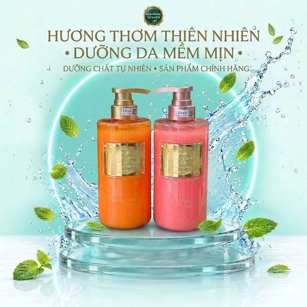 Sữa Tắm Bibee Body Wash Hương Thơm Dễ Chịu Dưỡng Da Mềm Mượt Thư Giãn Mỗi Ngày