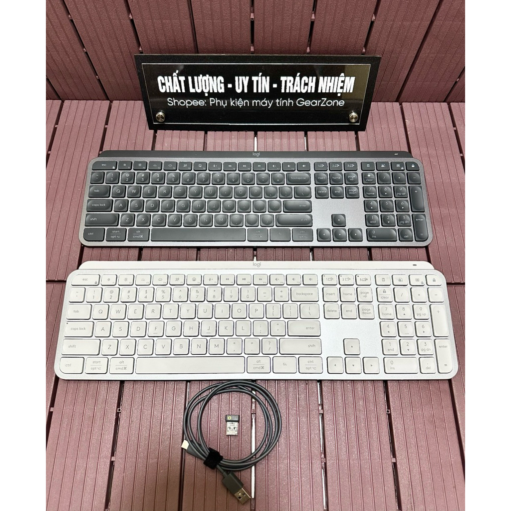 Bàn phím Logitech Mx Keys, Mx KeyS S Fullsize không dây bluetooth + Wireless