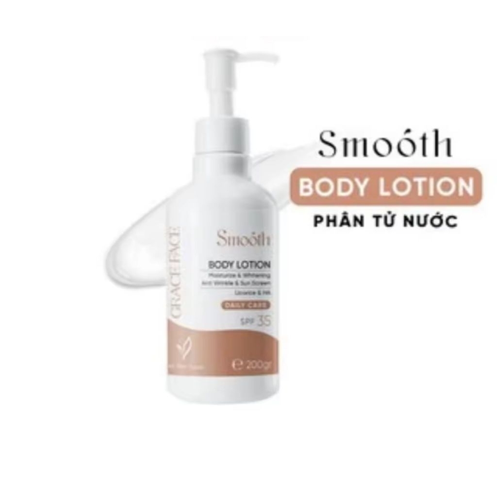 HỎA TỐC - KEM DƯỠNG BODY Grace Face Smooth Body Lotion (SPF 35) phiên bản 200gr.