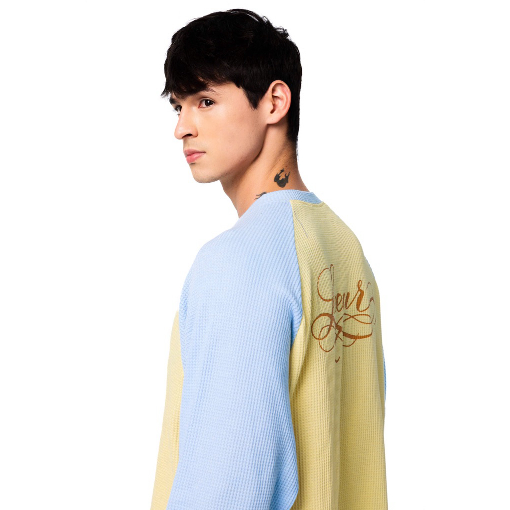 Áo tay dài LUEUR Waffle Raglan