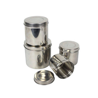 Hộp đựng bông cồn inox