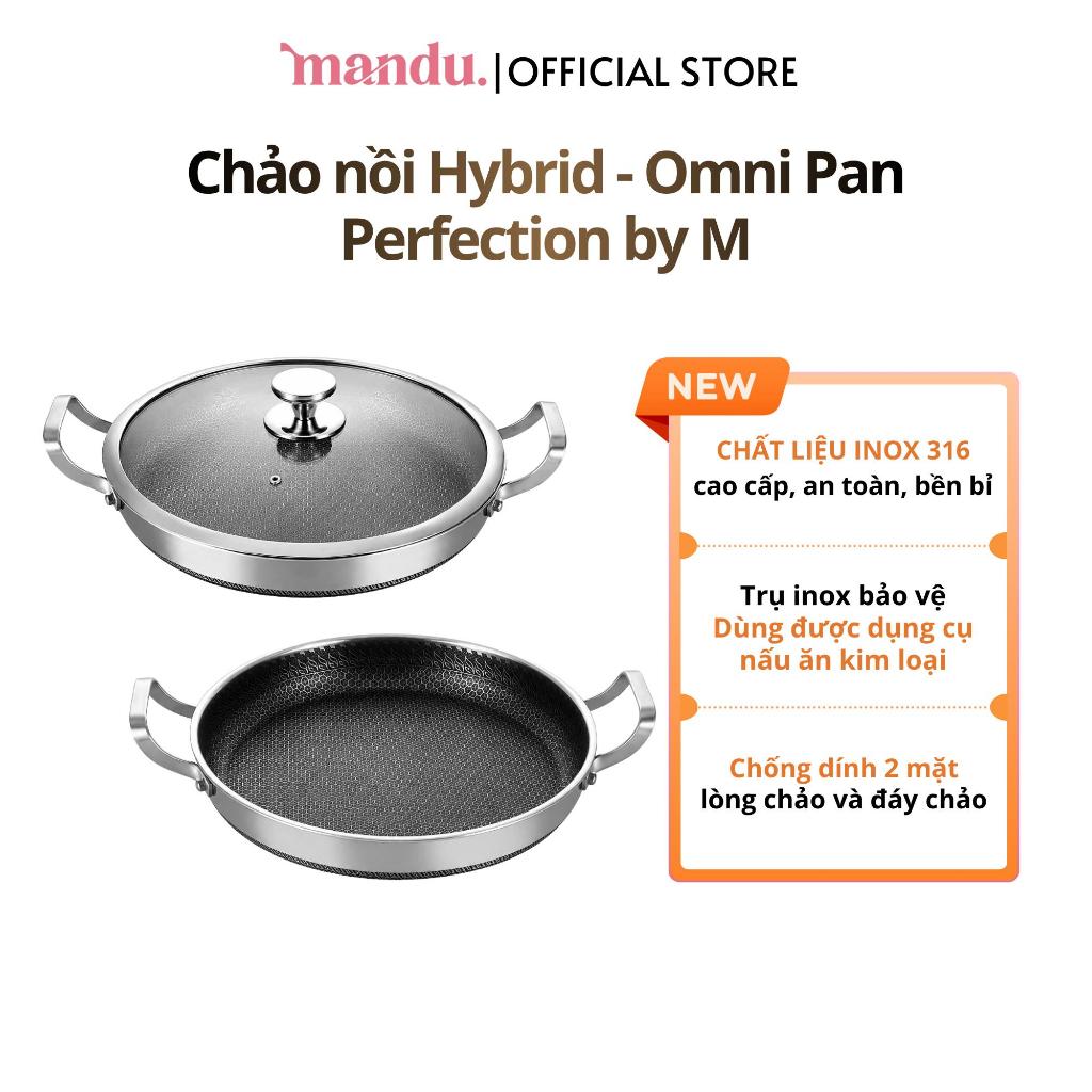 Chảo nồi Hybrid Omni Pan Perfection by M, Inox316 cao cấp, chống dính 2 mặt, chống xước đỉnh cao