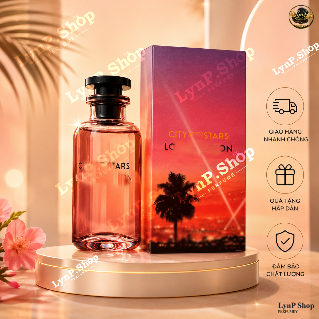 Nước hoa Unisex (nam/nữ) City Of Stars 100ml - Dầu thơm cuốn hút hiện đại tinh tế