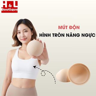 Mút Đệm Ngực Ôm Nâng Ngực Mút Lót 1,5CM Cho Áo Bra Áo Tập Gym Yoga Đồ Bơi Hình Tròn HL BOUTIQUE M258