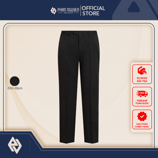 Quần âu nam Phan Nguyễn, chất liệu cao cấp, ít nhăn, cạp chun ẩn thông mình, form slim fit QVL.960