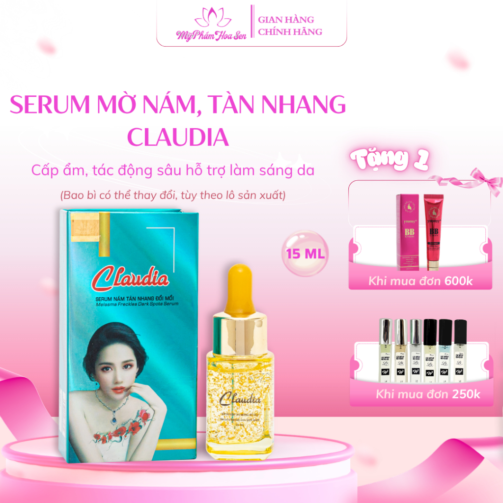 Serum Nám, Tàn nhang, Đồi mồi Claudia
