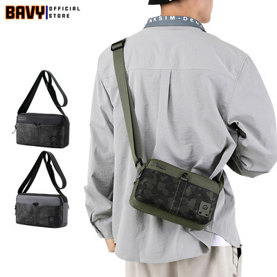 Túi đeo chéo nam nhỏ gọn chống nước hình hộp đựng tiền, điện thoại thời trang BAVY FASHION TĐC35AB