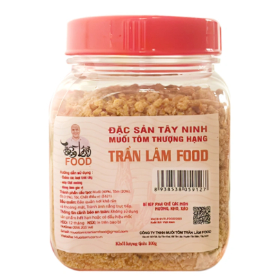 Muối tôm Trần Lâm Food hũ 100g
