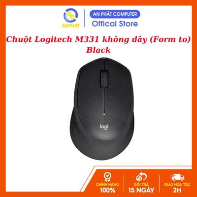 CHUỘT LOGITECH WIRELESS M331 Đen