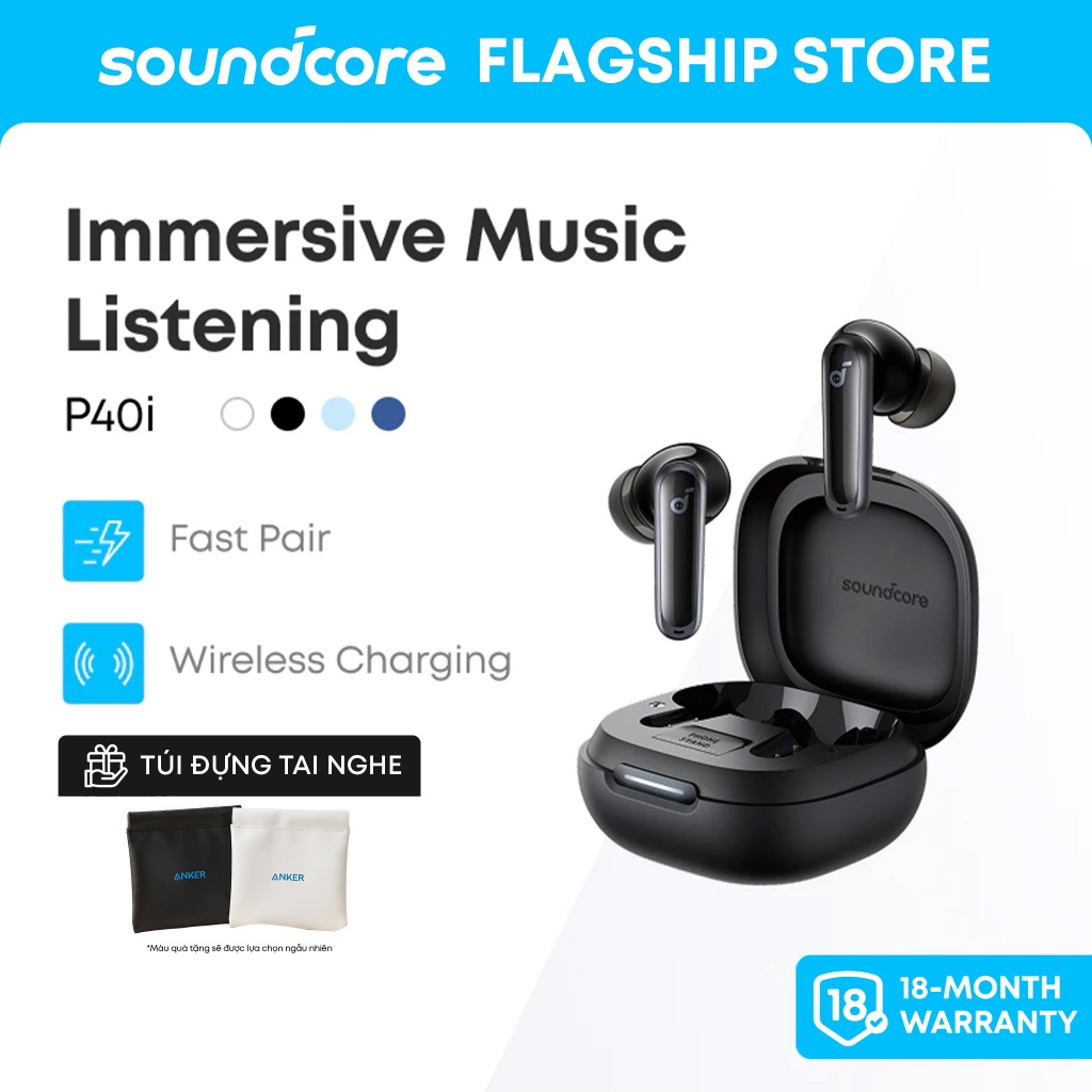 Soundcore P40i TWS của Anker, Tai nghe Bluetooth không dây chống ồn, Chống ồn thích ứng