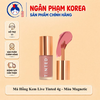 Má Hồng Kem Live Tinted Hueglow Blush Crush Màu Magnetic 4g, Ngân Phạm Korea