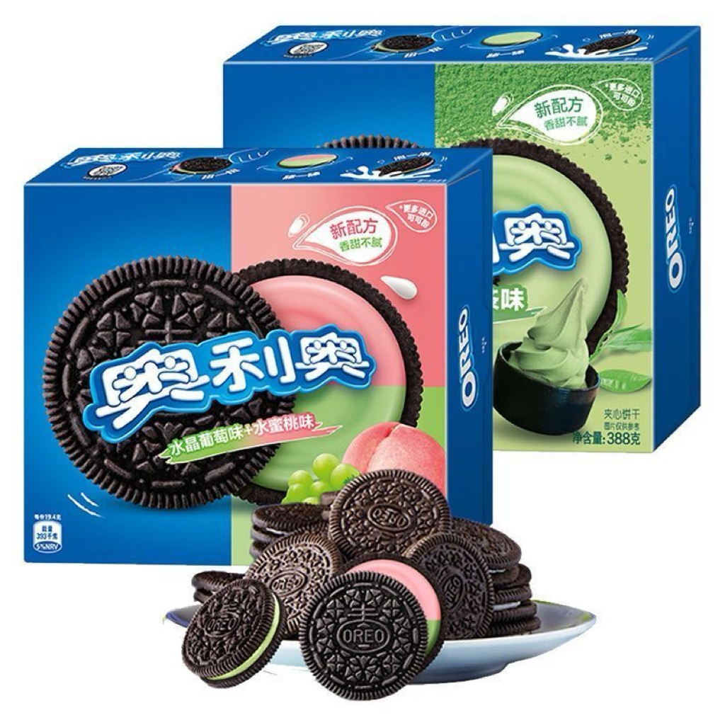 Bánh Oreo Kem Matcha Ice Cream 388g Nội Địa Trung Quốc – Oreo Trà Xanh Nhân Kem Matcha Thơm Ngon, Hộ