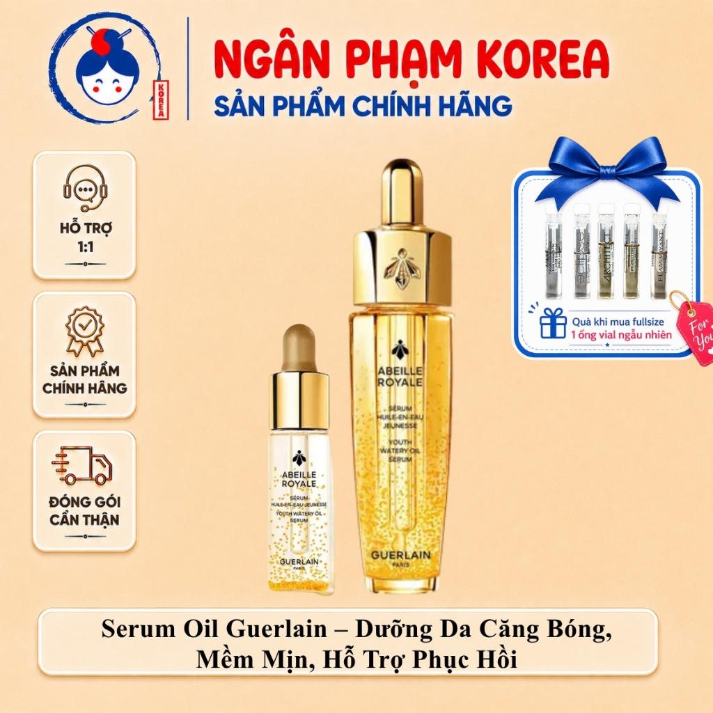 Serum dạng dầu Guerlain Abeille Royale Advanced Youth Watery Oil 5ml Ngân Phạm Korea