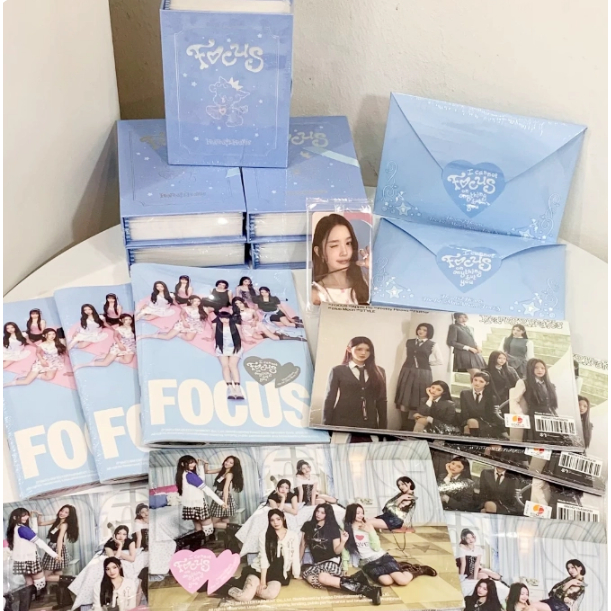 ✨ Thẻ Hearts2Hearts H2H FOCUS Official Photocard 1st Mini Album Chính Hãng Kpop Gift