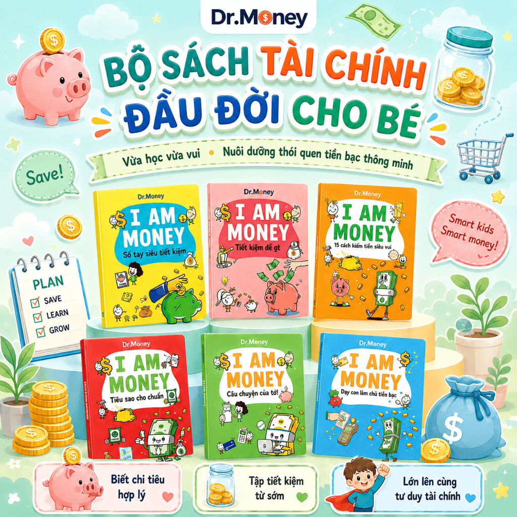 Sách - Bộ sách I AM MONEY - Trang Bị Bản Lĩnh Tài Chính Cho Thế Hệ Trẻ - Bizbooks