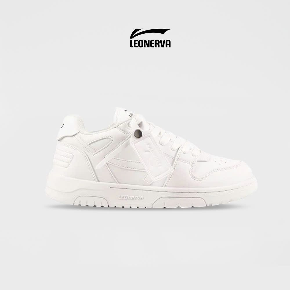 Link Sale (Hàng Lẻ Size) Giày Sneaker Unisex Leonerva 508 VS1 - Trắng Full [ Đế Hack Dáng Cao 5cm ]