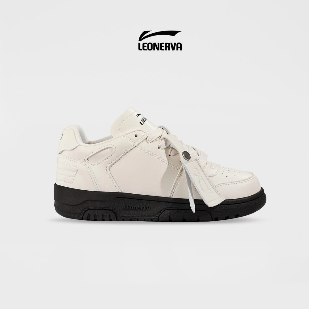 Link Sale (Hàng Lẻ Size) Giày Sneaker Unisex LEOnerva 508 VS1 - Be Đế Đen - bản Nâng Cấp - Hack Dáng