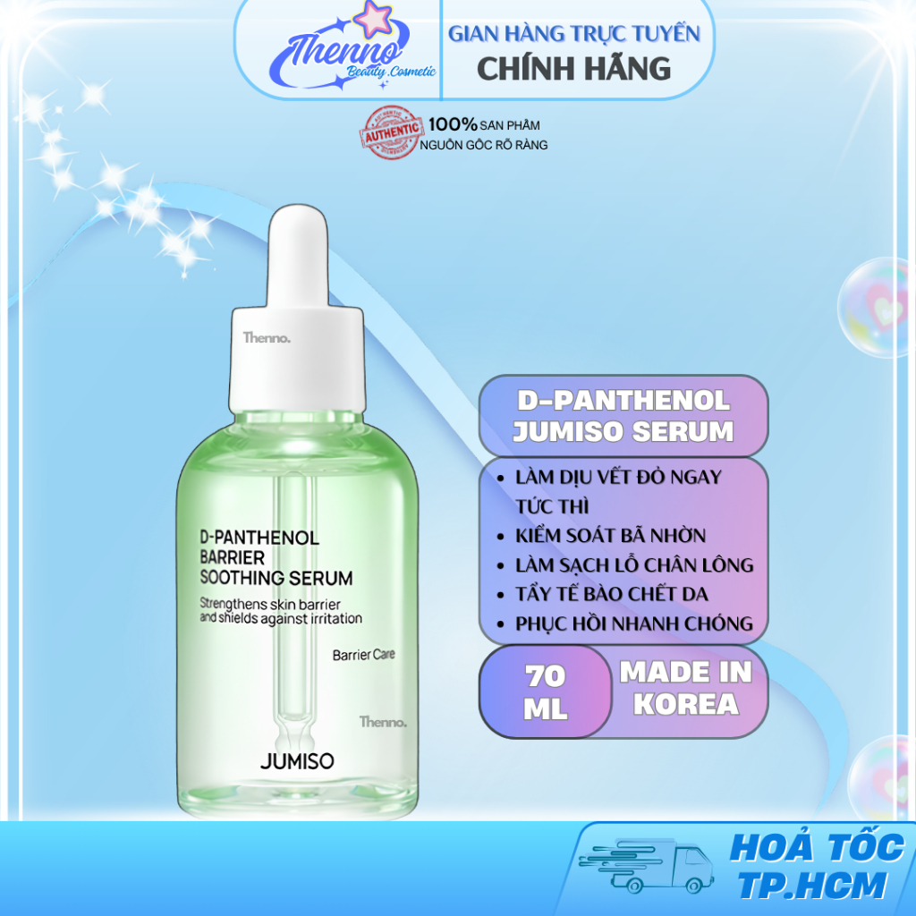 Tinh Chất B5 Phục Hồi Da, Làm Dịu Da & Giảm  Kích Ứng Jumiso D-Panthenol Barrier Soothing serum 70ml