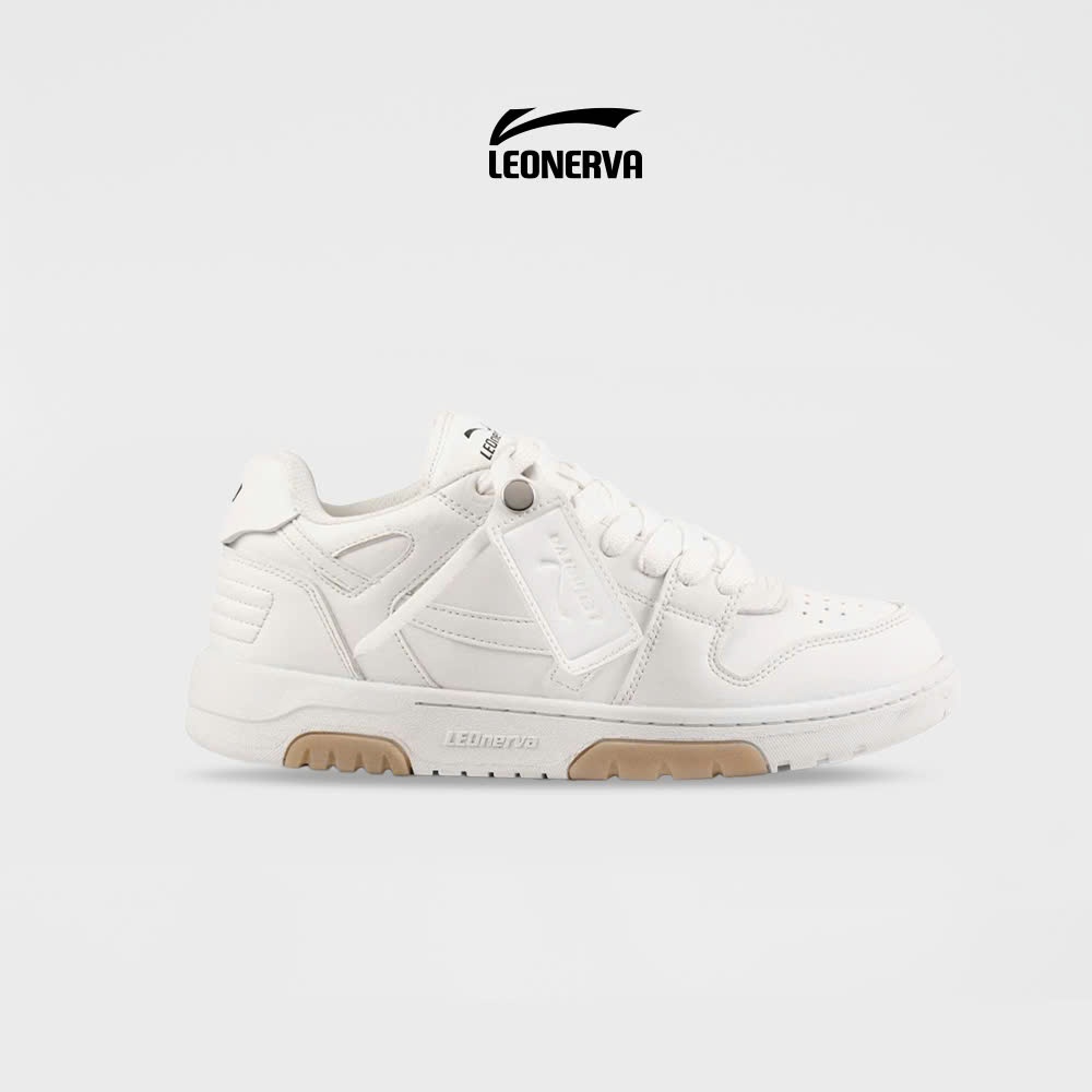 Link Sale (Hàng Lẻ Size) Giày Sneaker Unisex Leonerva 508 VS1 - Trắng Full Đế Kép [ Đế Hack Dáng Cao