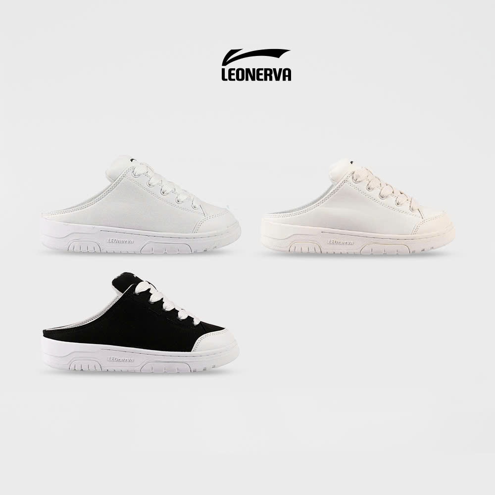 Link Sale (Hàng Lẻ Size)Giày Sục Đạp Gót Sneaker Unisex LEOnerva 300 VS1